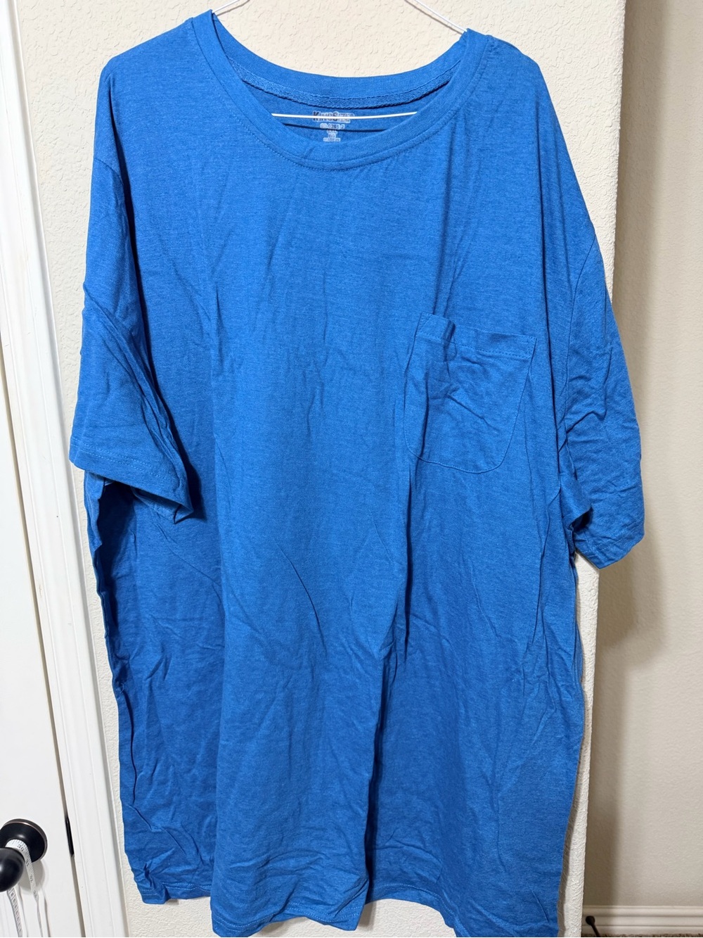 Men's Heather Teal Pocket Crewneck T-Shirt